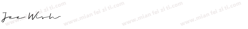 Jee Wish字体转换